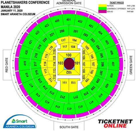 Find Your Section View At araneta coliseum. .